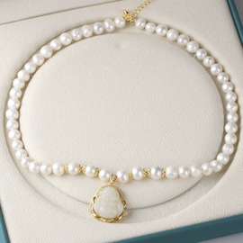 翡翠项饰;翡翠手饰;天然珍珠项饰