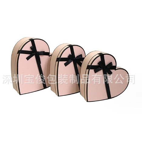 Fabricante caja en forma de corazón de color caja de forma especial caja cuadrada de cartón caja hexagonal caja pentagonal embalaje de regalo