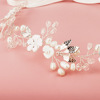 Organic elite hair accessory from pearl suitable for photo sessions, evening dress for bride, hairgrip, headband