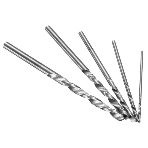 50pc high speed steel titanium plated mini twist drill bit straight shank set cross-border hot selling 1-3mm straight shank twist drill bit