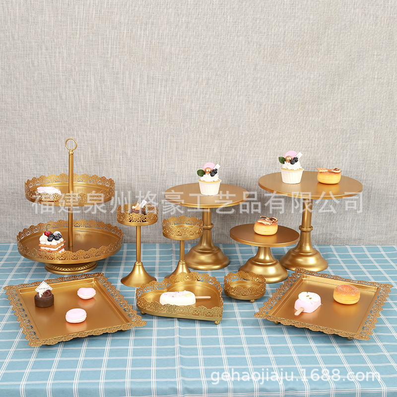 Hotel decoración merienda placa accesorios de la boda soporte de la torta sitio de la boda diseño postre Mesa restaurante postre mesa de exhibición