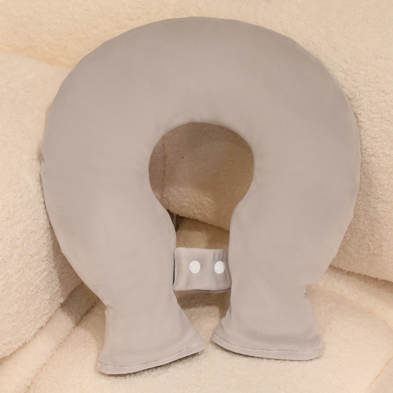 Bolsa de agua caliente de almohada en forma de U de dibujos animados a prueba de explosiones calentamiento compresas calientes protectoras de cuello desmontables y lavables bolsas de agua caliente de inyección de flujo de peluche otoño invierno image 12