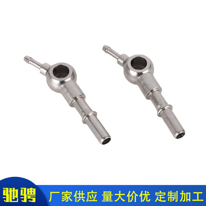 加长款铰接式三通接头 碳钢防水液压接头 球形扣压式仪表管接头