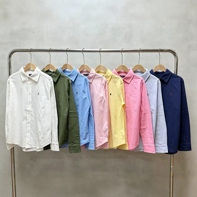 Factory direct supply Nanyou R/L horse logo embroidered cotton-linen shirt for women, loose-fitting, sun-protective, casual shirt