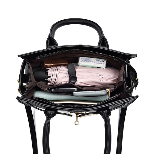 [Shichen Women's Bag]  New Fashion Light Luxury Middle-aged Mom Bag Ladies Handbag Large Capacity Shoulder Bag