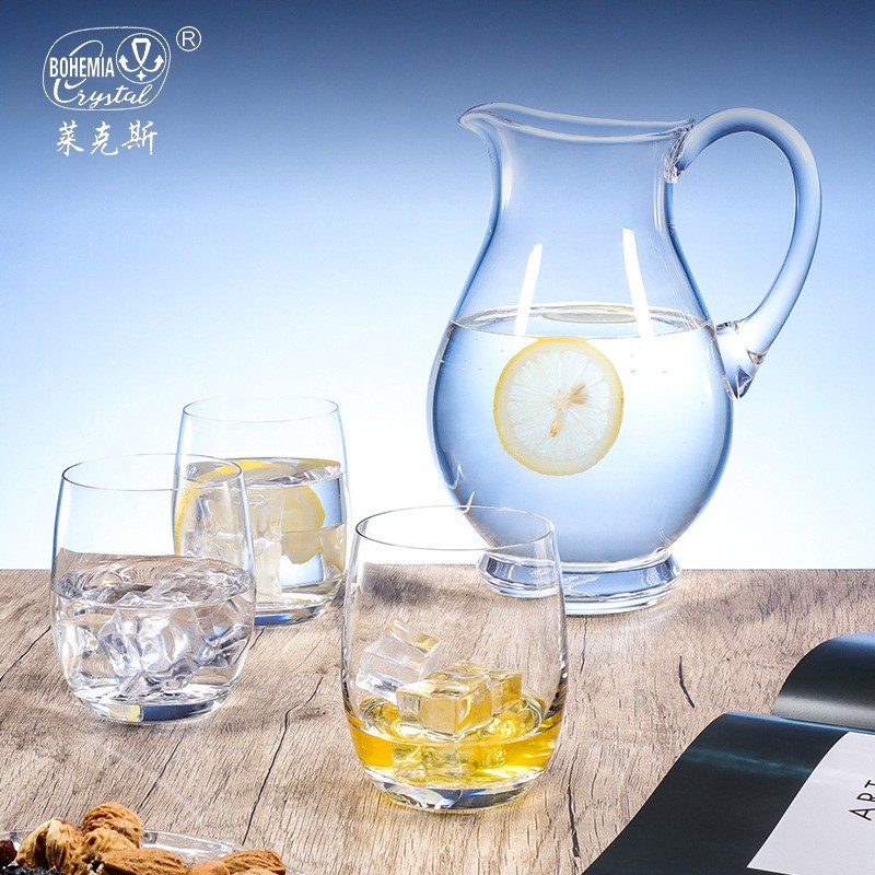 Caja de regalo de taza de agua Chrystalex importada de la República Checa, caja de regalo de gran capacidad para el hogar, hervidor de agua fría, regalo práctico para los clientes.