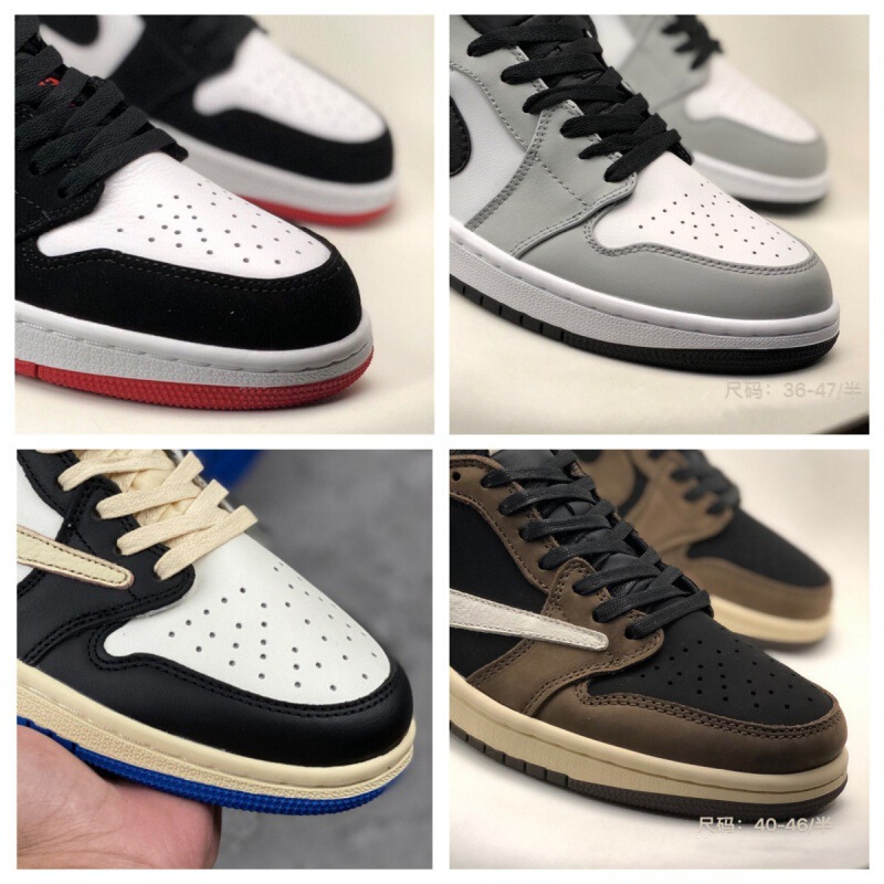 Putian shoes High version pure original aj1 low-top men's shoes blue and white hook dunk panda sb black and white board shoes basketball shoes