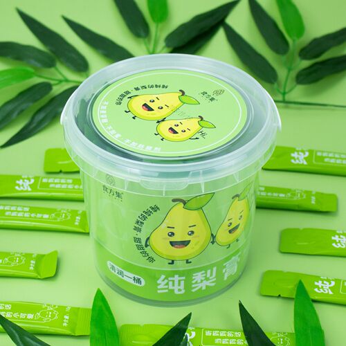 Food Set Pure Pear Paste Bucket 210g Clear Nourishing Cream Source Factory OEM Brand Independent Small Bag Popularity