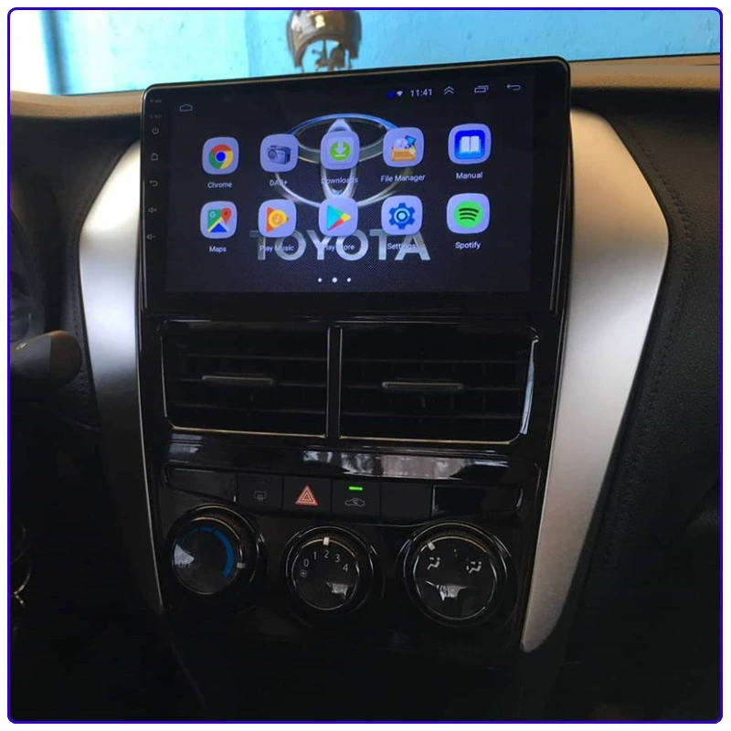 Подходит для Toyota Vios 2018, Android большая сенсорная панель с функцией камеры заднего вида