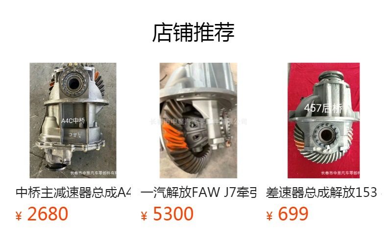Man13 Differential Assembly Heavy Motors MCY Rear Axle Main Reducer Export Differential Tooth Package Manufacturer