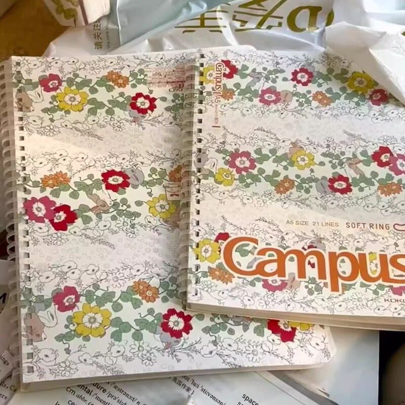 日本KOKUYO国誉Campus加藤木系列B5软线圈本中小学生用记事笔记本|undefined