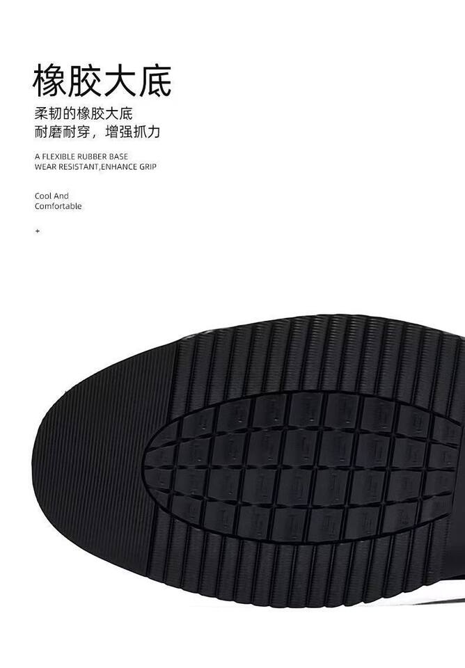 Giày da nam đế mềm kiểu ba mảnh cao cấp dễ phối đồ — Dây buộc WZ33, WZ55 giày lười chi tiết 12
