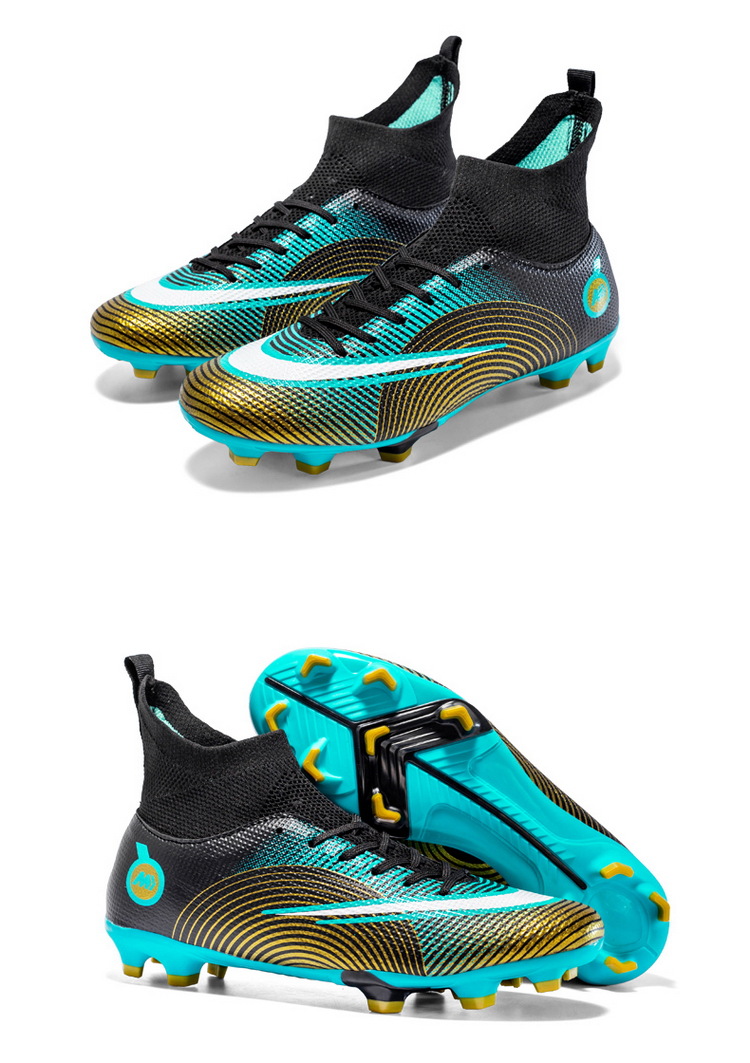 Neue fußball schuhe männer high-top AG spikes kunstrasen jugend student training schuhe kinder sport schuhe großhandel_voghion.com