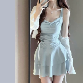 比基尼;连体泳衣;三件套泳装