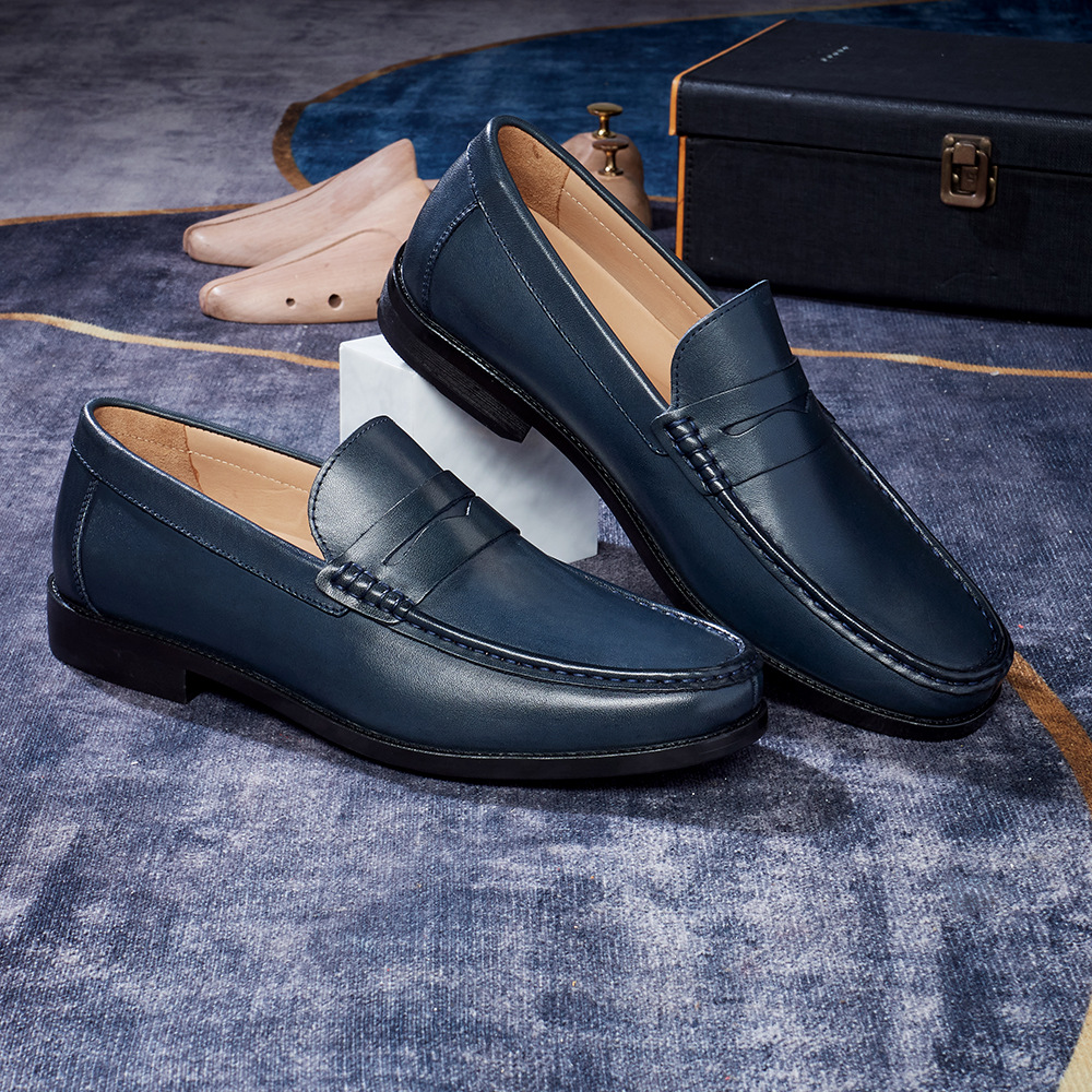 (Cross-border trading), design leather loafers, easy to put on
