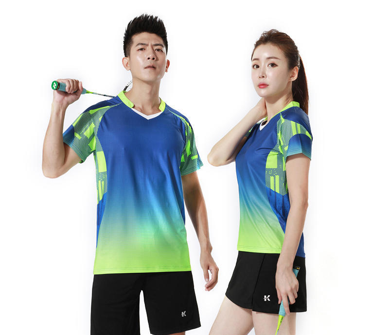 2022 juego de bádminton hombre ping-pong ropa de entrenamiento de voleibol de verano secado rápido uniforme de equipo de tenis femenino antiadherente