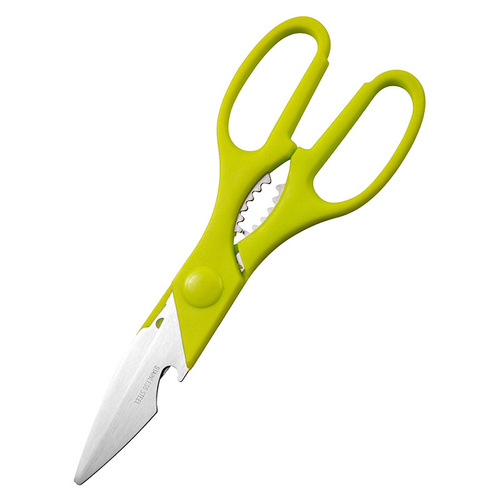 Stainless steel multi-functional scissors, household kitchen, bone and meat cutting, bottle cap opening, fish killing, powerful scissors, labor-saving chicken bone scissors