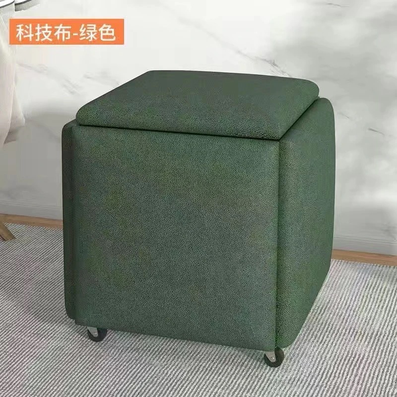 ルービックキューブコンビネーションスツール家庭用積み重ね可能なソファ小さなスツールリビングルームコーヒーテーブル多機能収納スクエアスツールベンチ|undefined