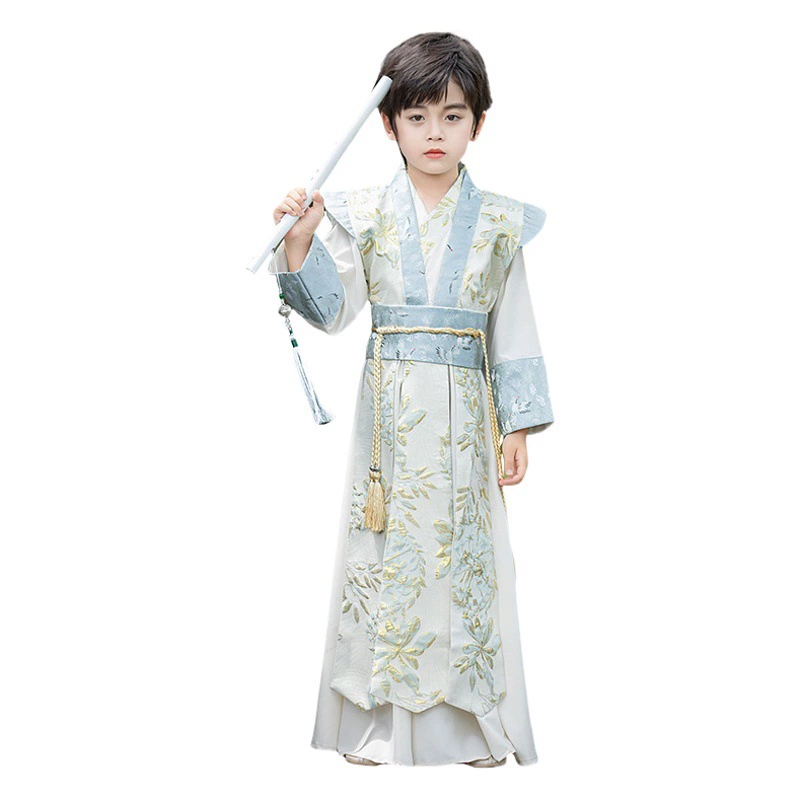 Мальчик Hanfu 2025 летний новый древний ветер, год дракона, детский костюм, старший рыцарь, китайский костюм, оптовая продажа