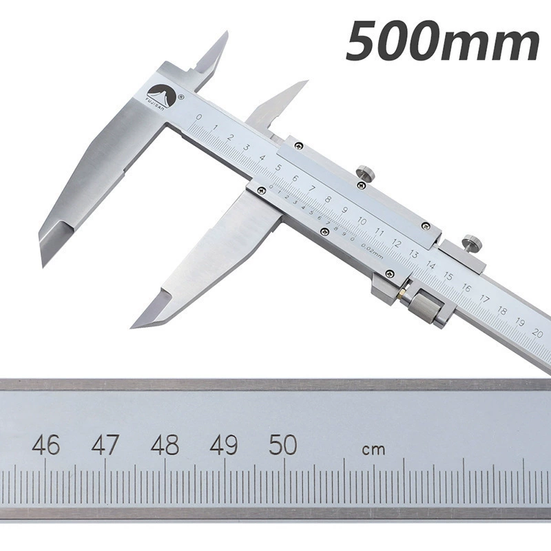 Штангенциркуль Fujishan Vernier Caliper, промышленный, общепромышленный, английский, высокоточный измерительный инструмент из нержавеющей стали