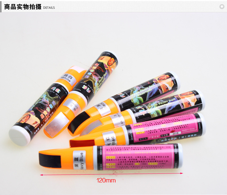 Car Paint Touch-Up Pen in Silver Gray, White, and Black Colors for Scratch Repair, Paint Scratch Removal, and Scratch Repair Liquid