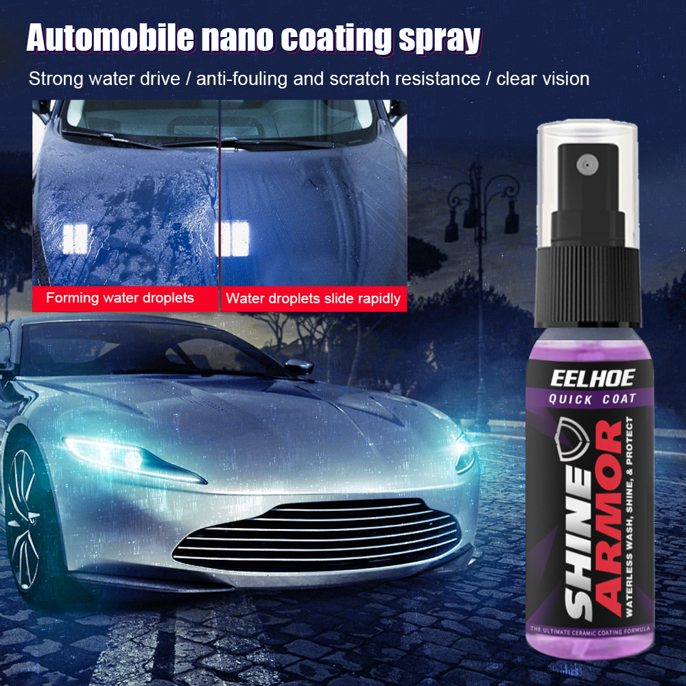 Hand Spray Wax Micro-plating Car Nano Purple Spray Coating Agent display picture 3