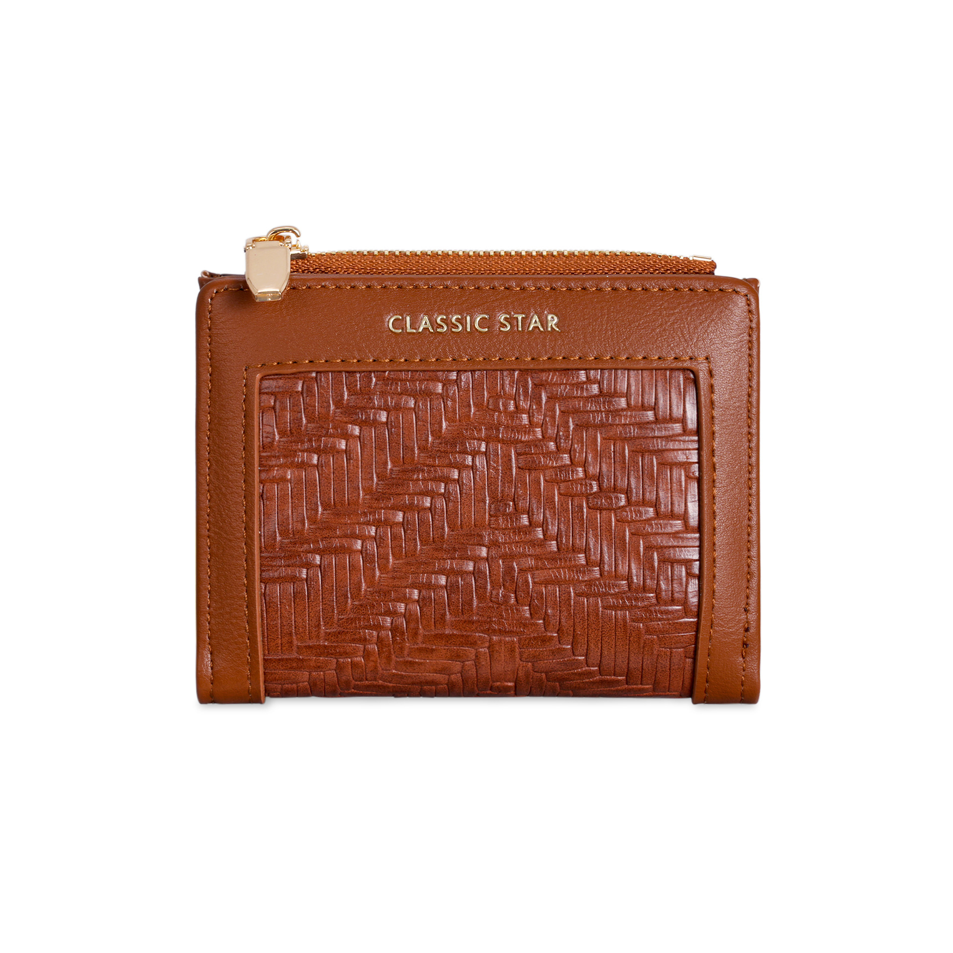 Nueva billetera de mujer nueva billetera de tejido coreana original simple moda billetera de dos plegados al por mayor image 9