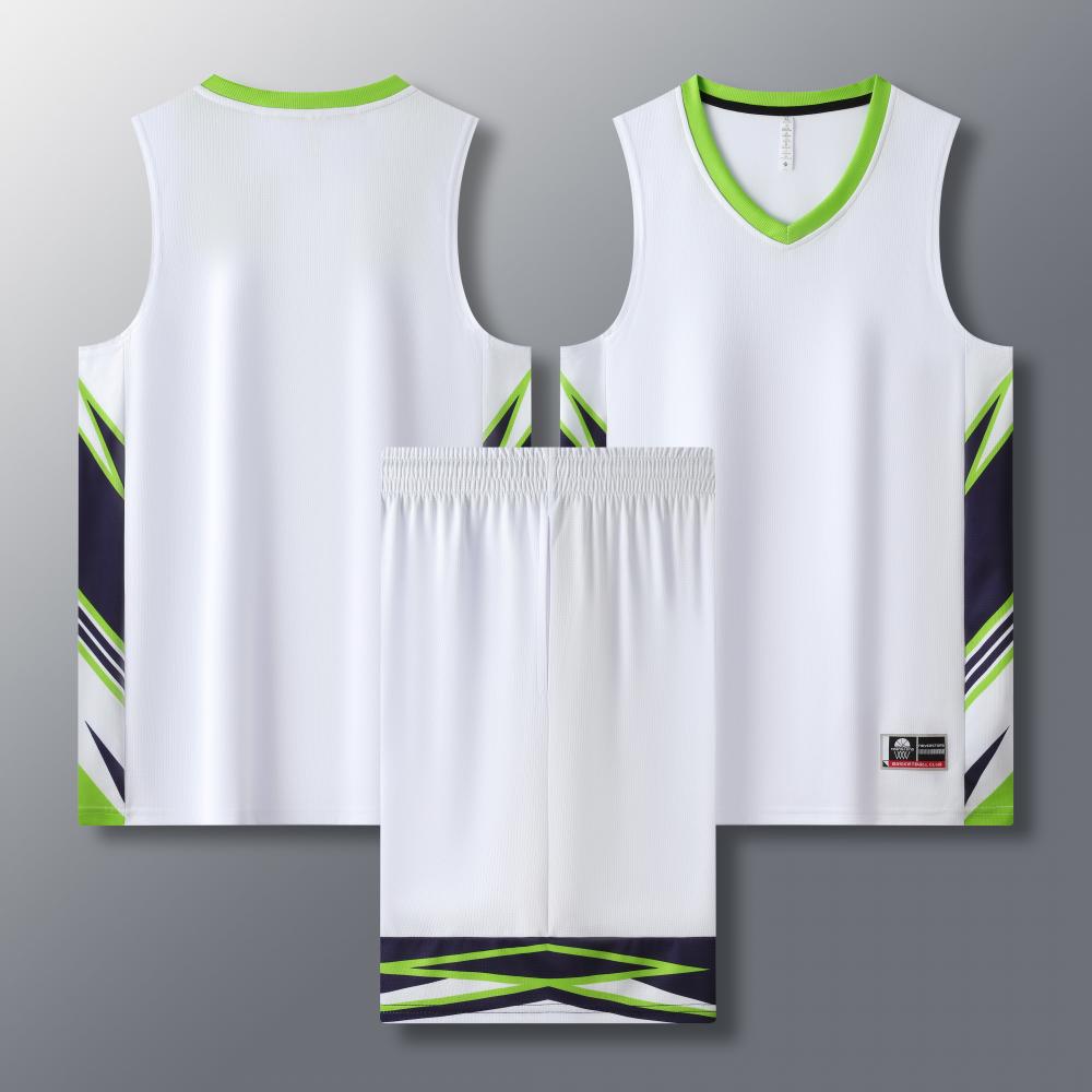 New Basketball Uniform Set American Style Game Basketball Uniform Sportswear Team Uniform Quick-Drying Running Sports Adult and Children