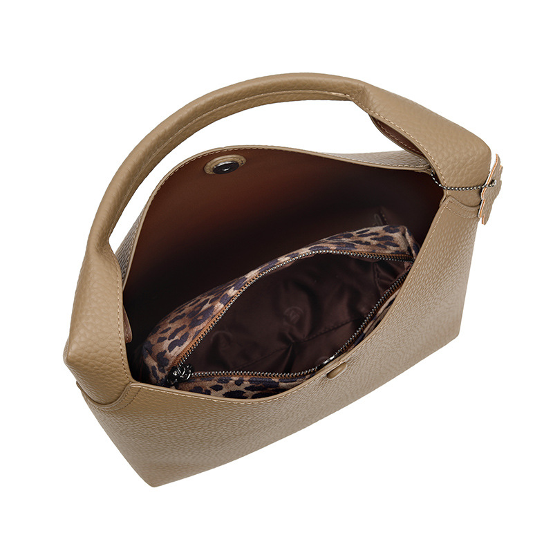 Damentasche 2024 Neue Mode Mode Eimer Tasche Arbeit Pendler All-Match Elegante Alphabet Tasche Damen Umhängetasche_voghion.com