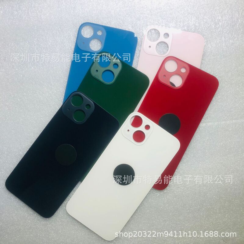The Back Cover Glass Is Suitable for Apple X Xr Xsmax 11 12 13 14 Xr 8Th Generation, with Large Hole Design