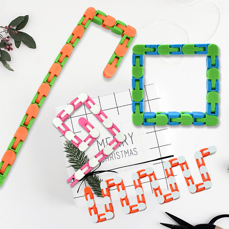 Productos transfronterizos de 24 secciones de la cadena de la pista de la bicicleta de 24 secciones de la cadena de la pista de la bicicleta