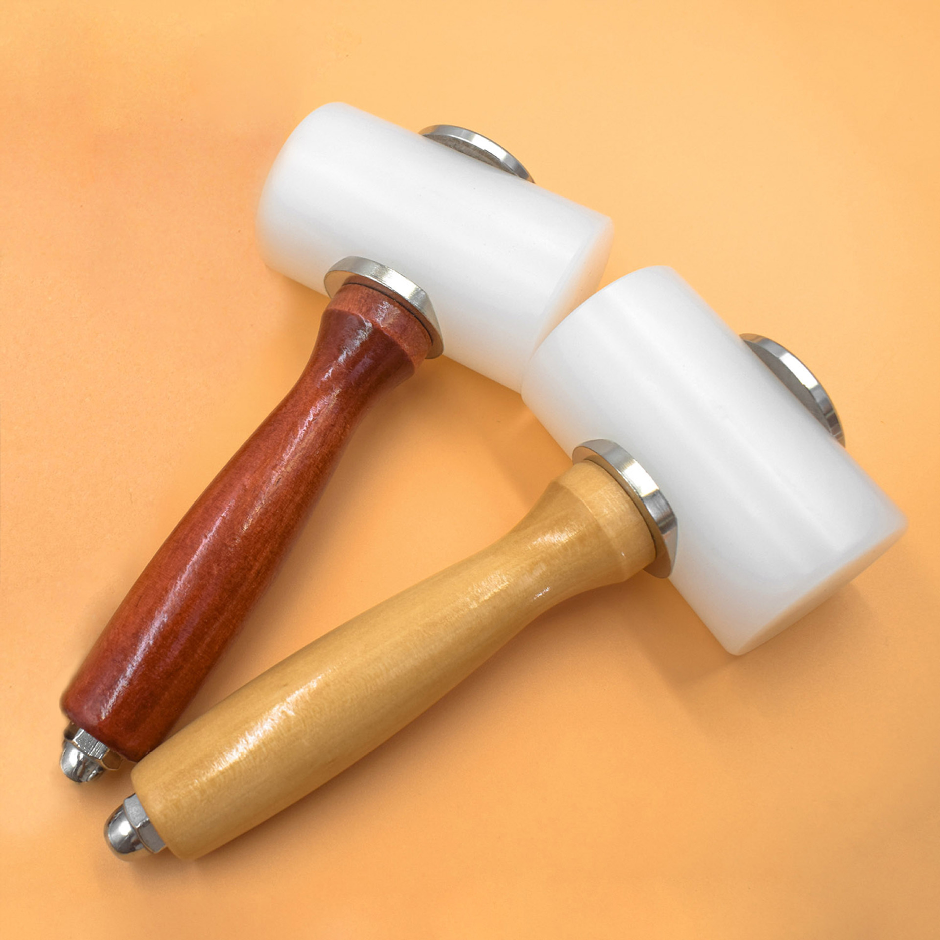 尼龙皮雕T型重锤木质手柄手工皮革皮具打斩打孔印花专用锤批发