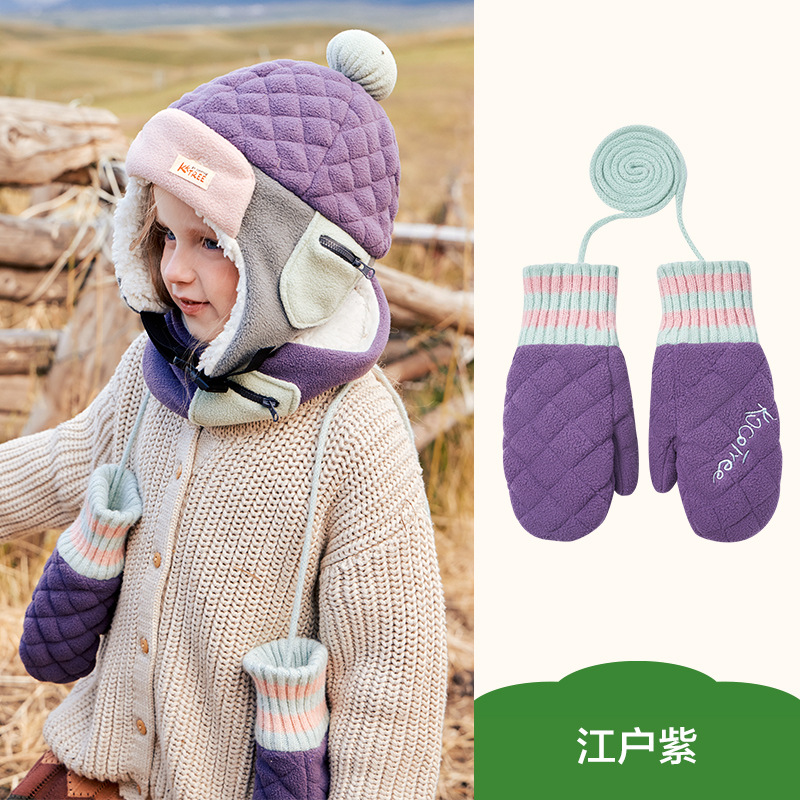 KK Árbol de Los Niños guantes invierno Niñas estudiantes La Escuela Primaria dedo especial bebé caliente engrosada clase Un antiestático