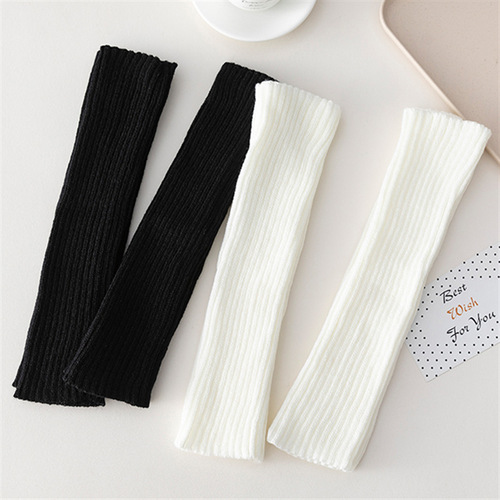 Wool knitted socks, Japanese style JK leg covers, pile socks, versatile calf socks, women's autumn and winter thickened warm mid-calf socks