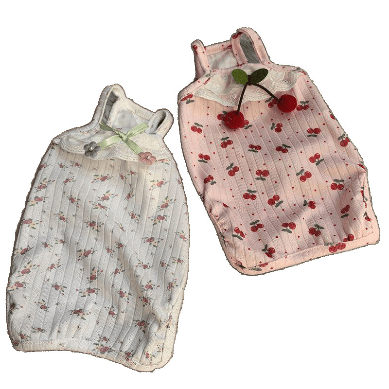 Ropa de perros primavera y verano bolsas de protección abdominal ropa doméstica ropa de destete ropa de aire acondicionado Teddy Bear Bo Mei chaleco de cabina