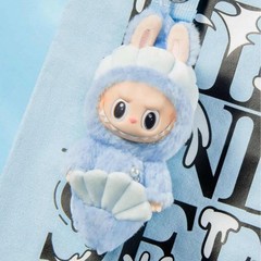 新商品 LABUBU フィッシュテール ライオン ラブブ バブルマート シンガポール限定 ビニールフェイスぬいぐるみ
