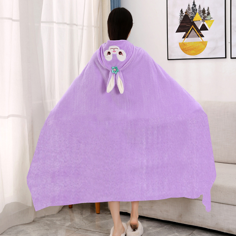 Toalla de baño para niños de dibujos animados capa para adultos con capucha para hombres y mujeres, los niños grandes pueden usar una bata de baño de secado rápido que absorbe agua, baño con capucha