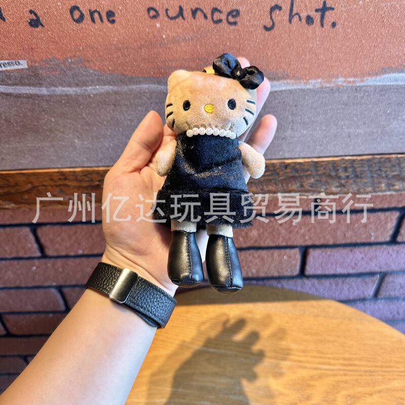 卡通可爱三丽欧模特KT钥匙扣公仔挂件女生包包装饰品抓娃娃机玩偶|undefined