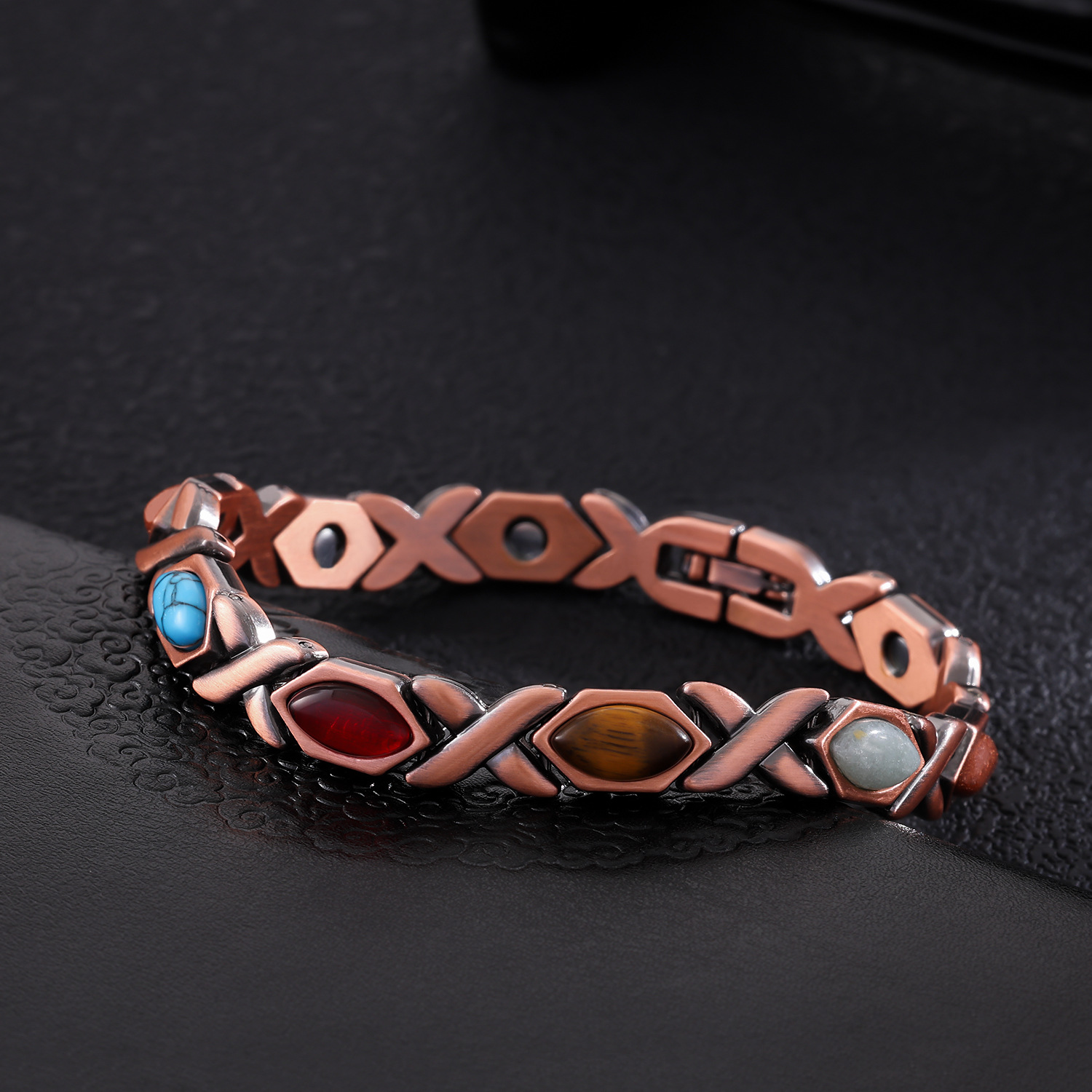 다이아몬드 멀티 컬러 팔찌