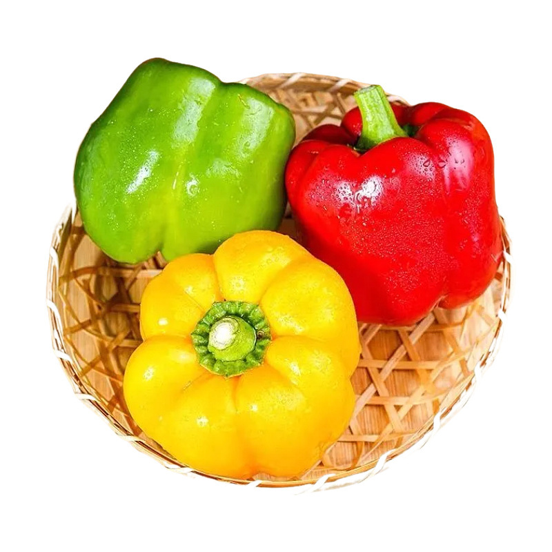 Shandong Fresh Bell Peppers Are Not Spicy When Eaten Raw, Colorful Peppers, Red Peppers, Yellow Peppers, Peppers, Fruits, Bell Peppers, Drop Shipping