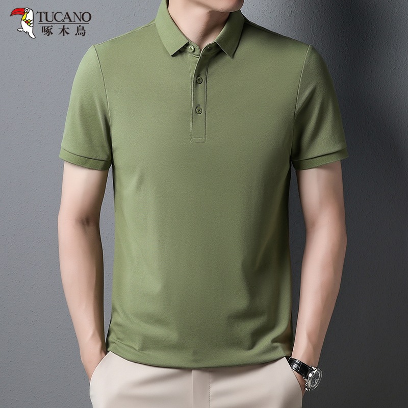 Tucano verano nuevo en stock manga corta fit diario moda casual hombres de negocios Polo