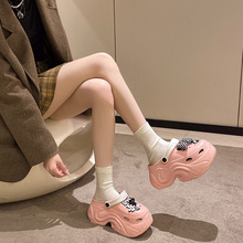 ���߿�ͨ�⴩��׶���ЬŮ��߸�9.5CM�ļ���ȹ��ɳ�����^��Ь