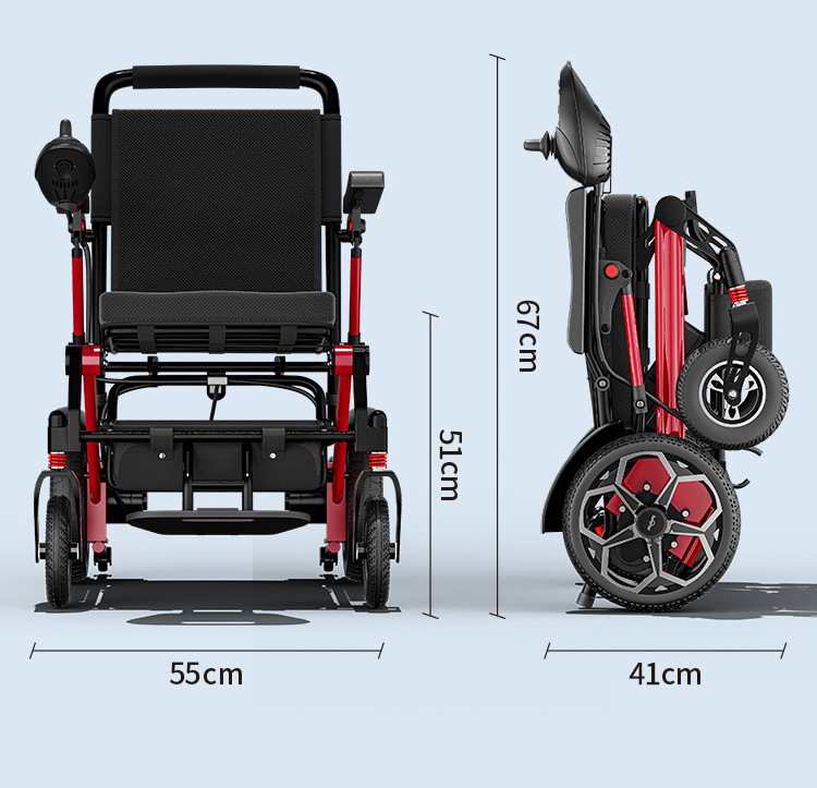 Yingkang Electric Wheelchair Is Fully Automatic, Intelligent, Lightweight, Foldable, Multifunctional, Small, Four-Wheeled, Portable Mobility Scooter