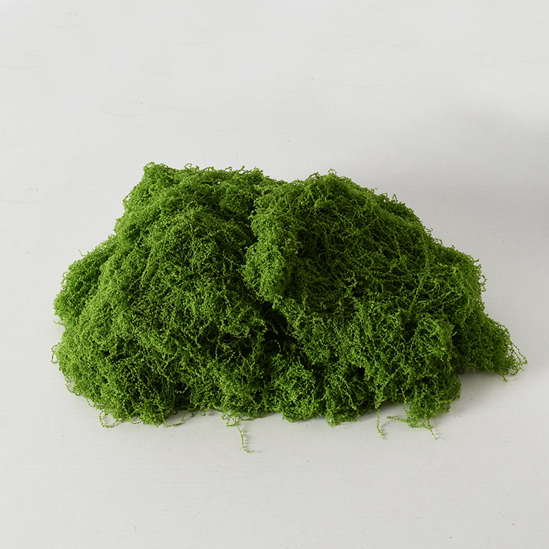 Simulación de musgo filamento césped artificial musgo micro paisaje diseño de césped en maceta plantación en maceta pavimentación paisajística mayorista