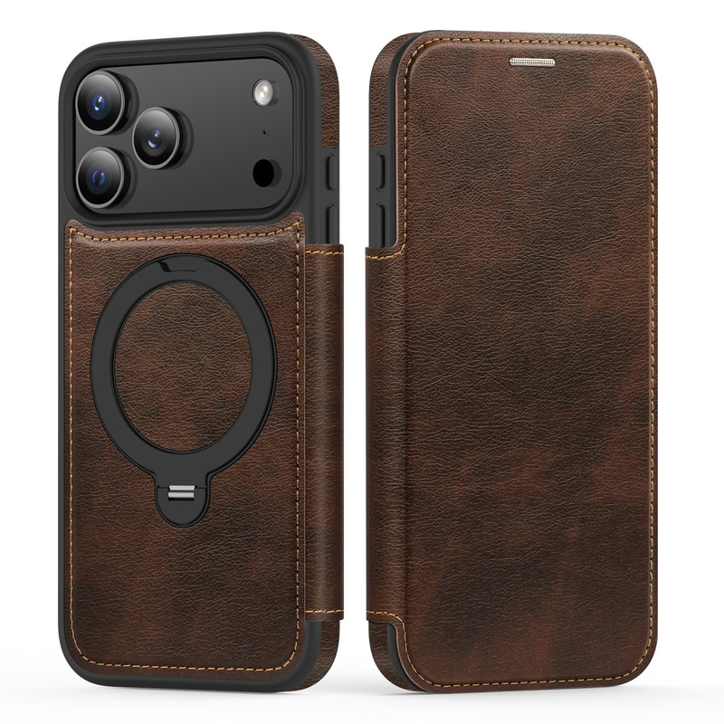 Suitable for Iphone17 Mobile Phone Case, Flip-Top Leather Case, Armor Shield, 360 Magnetic Stand, Apple 18Promax Protective Case Suitable for Iphone17 Mobile Phone Case, Flip-Top Leather Case, Armor Shield, 360 Magnetic Stand, Apple 18Promax Protective Case