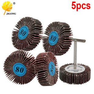 Wholesale 100 impeller grinding head emery cloth sand skin grinding head with handle impeller metal woodworking grinding polishing T-type grinding head