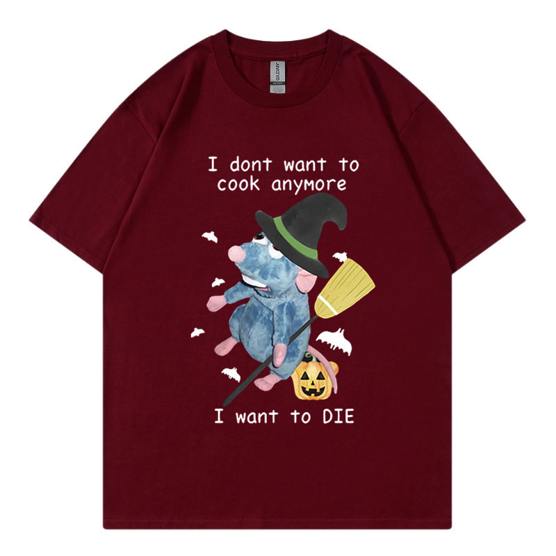 T-shirt à manches courtes pour hommes, imprimé souris, T-shirt d'été polyvalent à manches mi-longues, vêtement supérieur tendance noir et blanc à col rond pour hommes et femmes_voghion.com