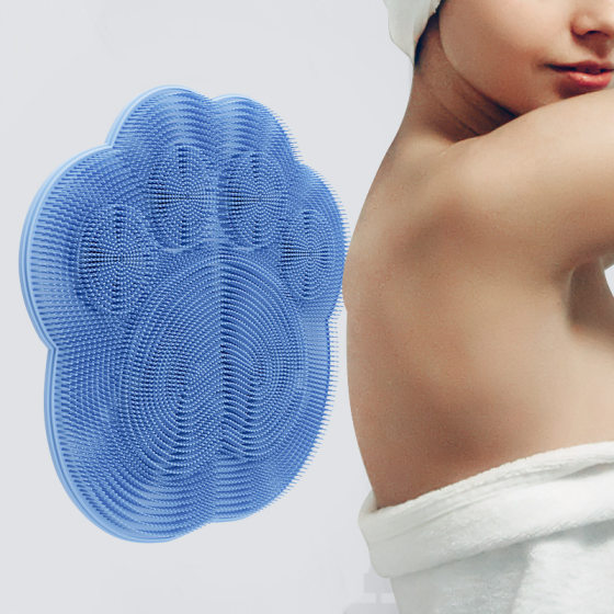 Support generation hair toilet rubbing foot pad bathroom foot washing to dead skin foot pad lazy person rubbing back pad artifact suction plate pad