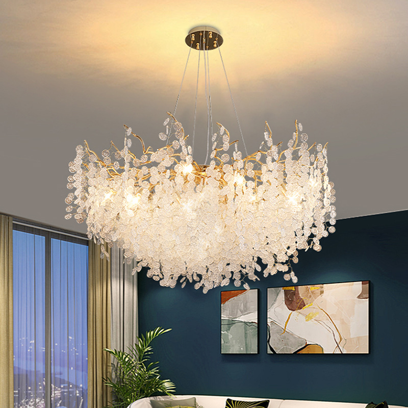 2022 new pattern Postmodern Simplicity originality a living room a chandelier Italian Light extravagance crystal Master bedroom Room Restaurant lamps and lanterns
