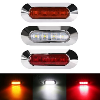 现货跨境12V-24V 4发光二极管侧标志灯尾灯间隙汽车公共汽车卡车